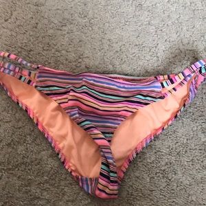 Multi colored striped binki bottoms